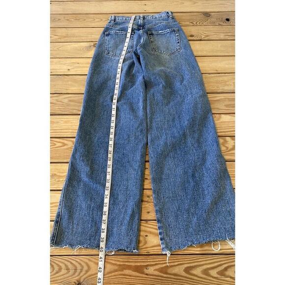 Pacsun Distressed Baggy Jeans Size 23 Women’s Blue - Picture 6 of 9